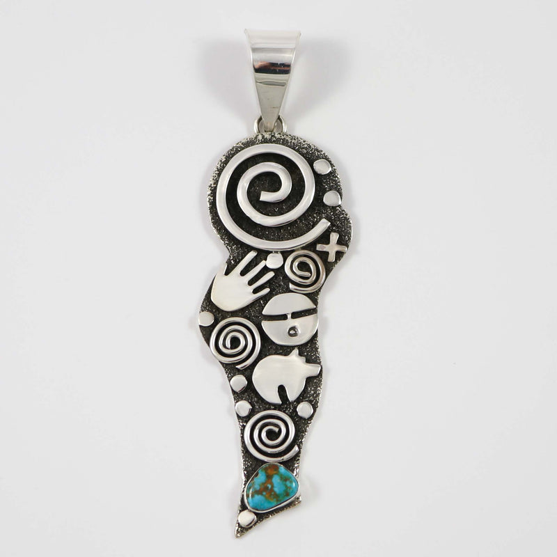 Royston Turquoise Pendant