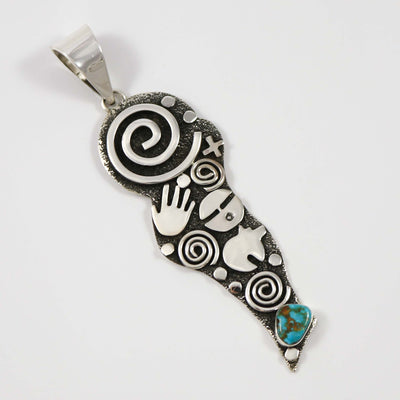 Royston Turquoise Pendant