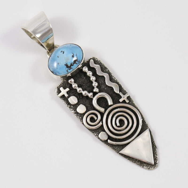 Golden Hills Turquoise Pendant