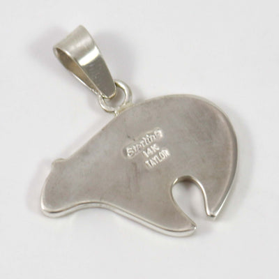 Coral Bear Pendant