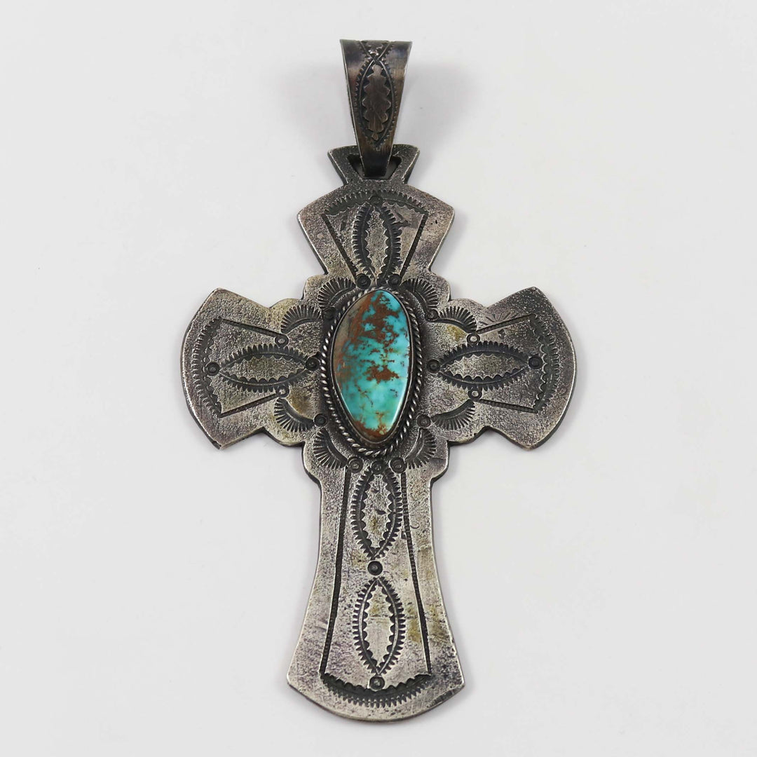 Royston Turquoise Cross Pendant