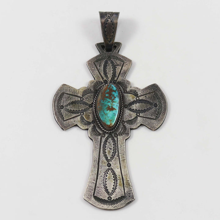Pendentif croix turquoise Royston