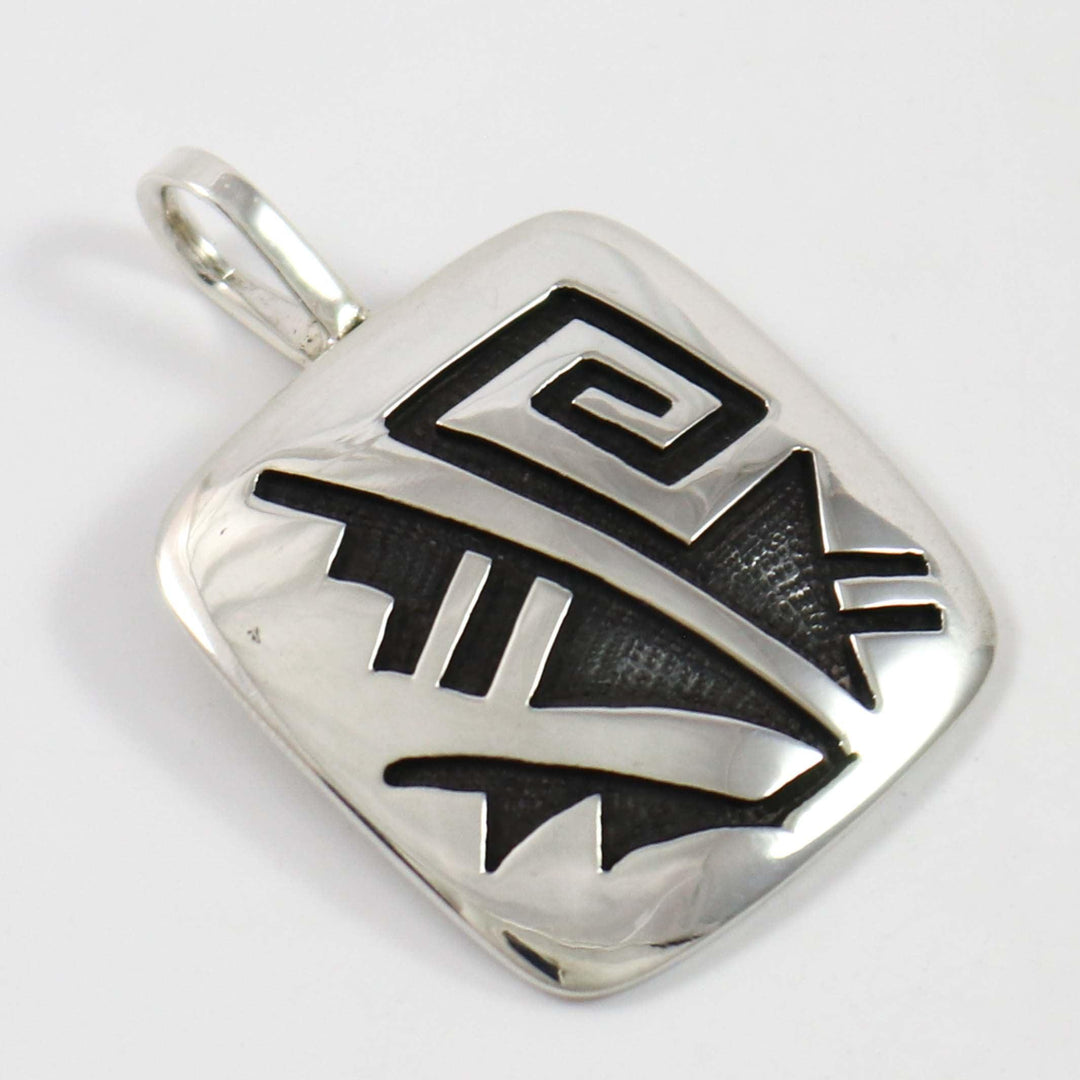 Pendentif plume de prière
