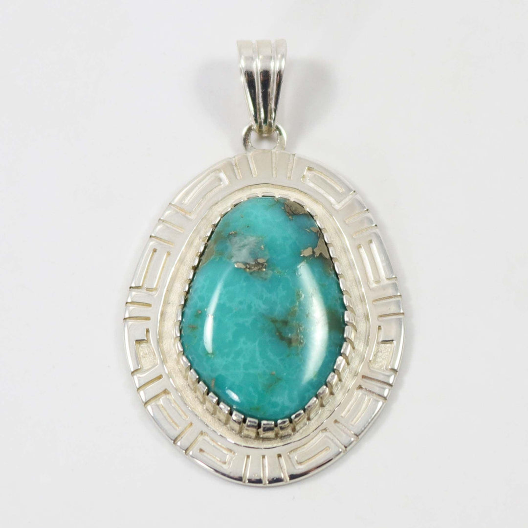 Kingman Turquoise Pendant by Robert Taylor - Garland's