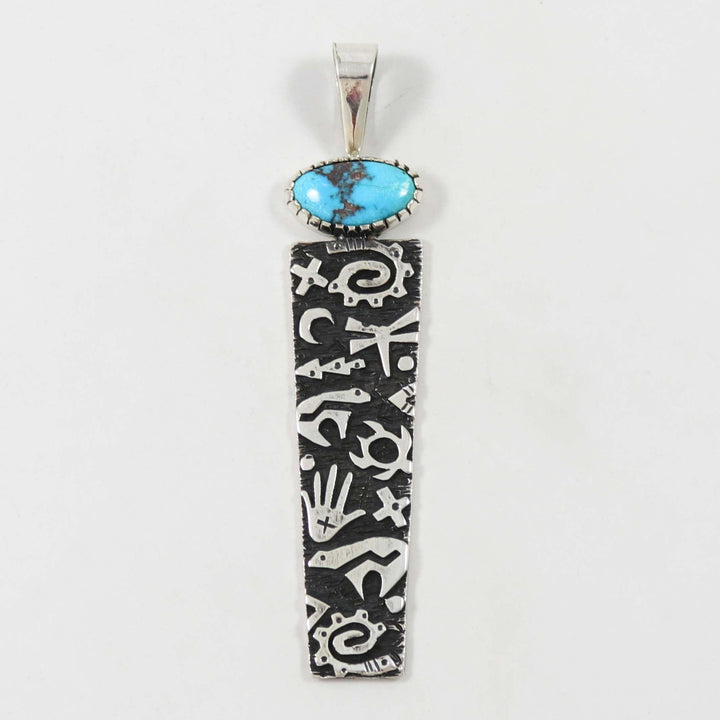 Bisbee Turquoise Pendant by Kee Yazzie - Garland's