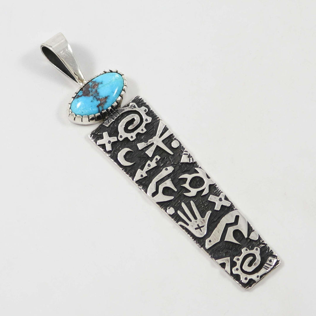 Bisbee Turquoise Pendant by Kee Yazzie - Garland's