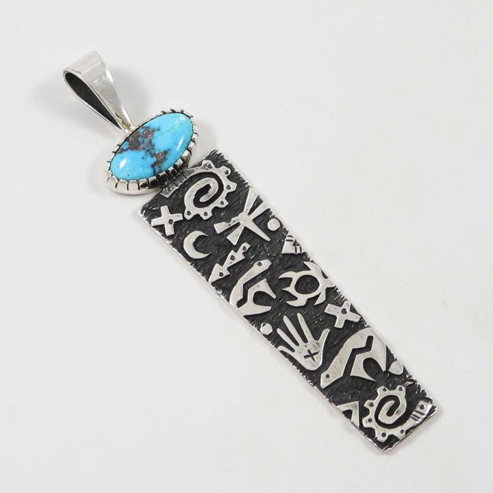 Bisbee Turquoise Pendant by Kee Yazzie - Garland's