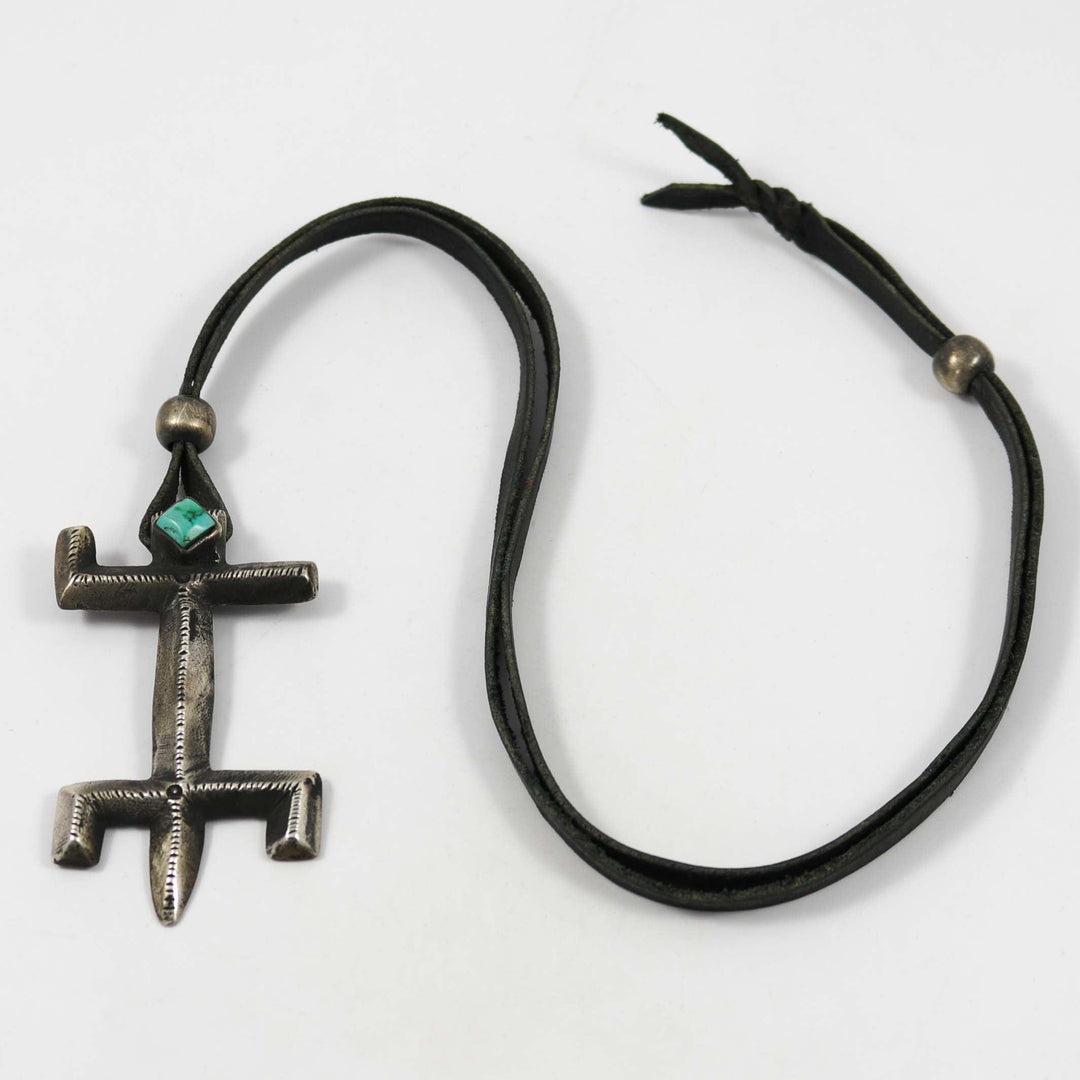 Kingman Turquoise Pendant by Jock Favour - Garland's