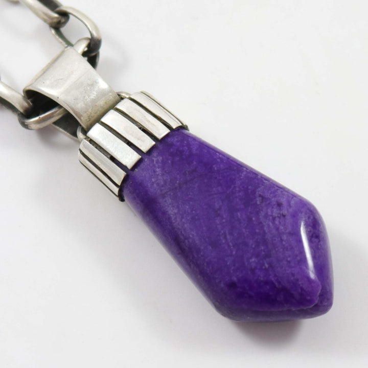 Sugilite Pendant by Bruce Eckhardt and Brett Bastien - Garland's