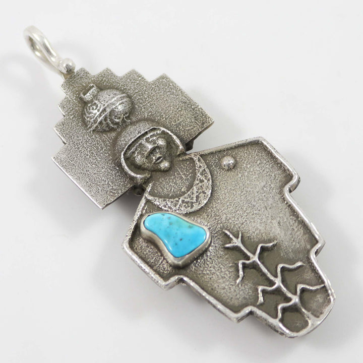 Reversible Corn Spirit Pendant by Anthony Lovato - Garland's