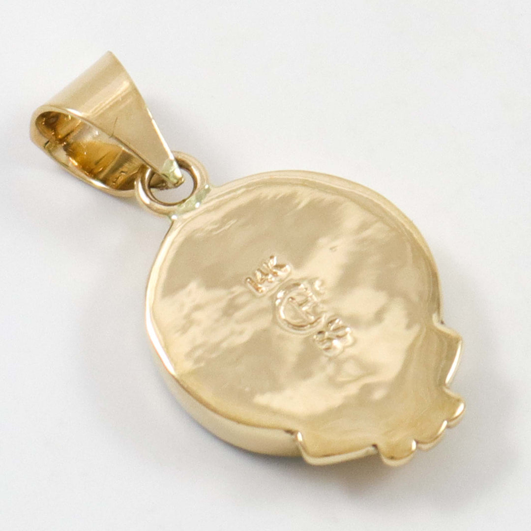 Gold Inlay Pendant