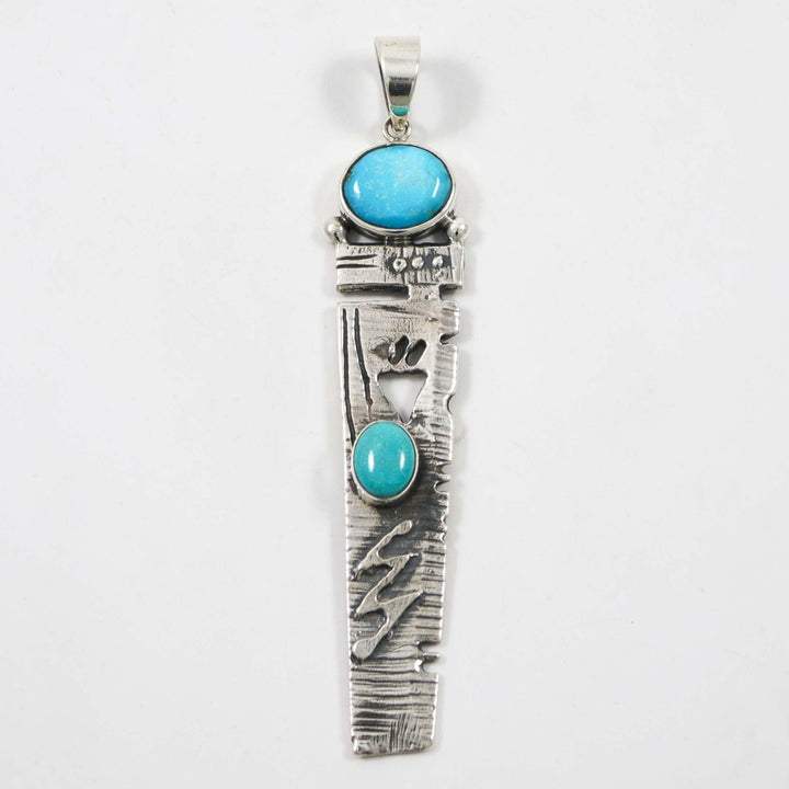 Turquoise Pendant by Noah Pfeffer - Garland's