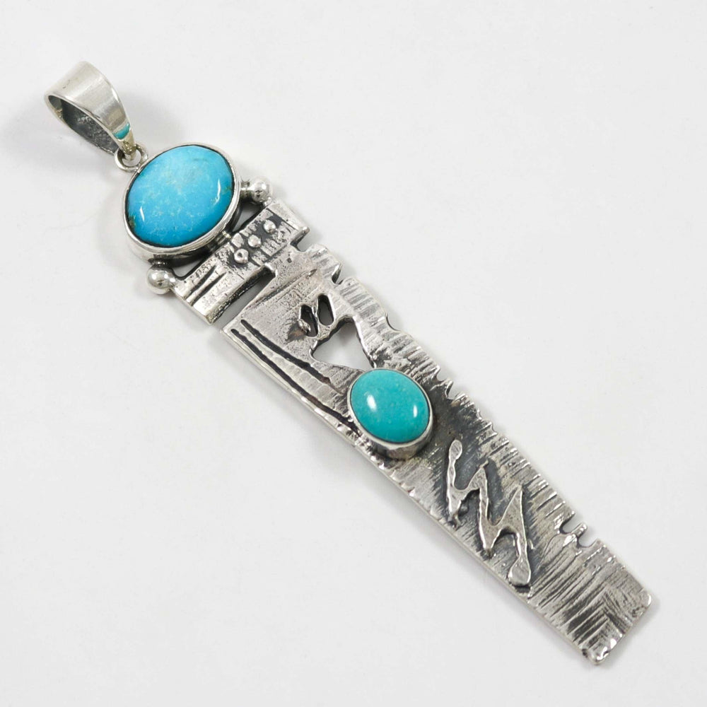 Turquoise Pendant by Noah Pfeffer - Garland's