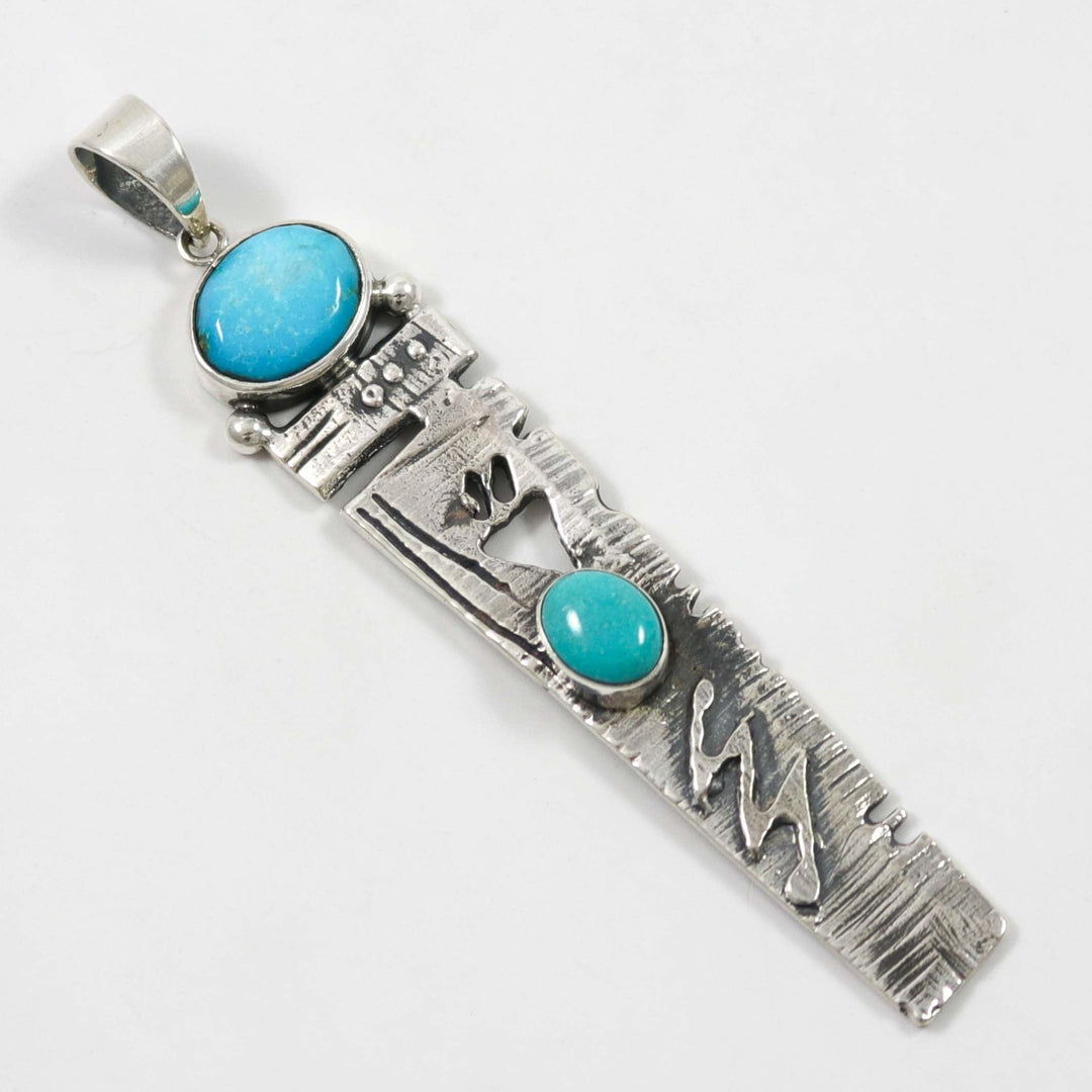 Turquoise Pendant by Noah Pfeffer - Garland's