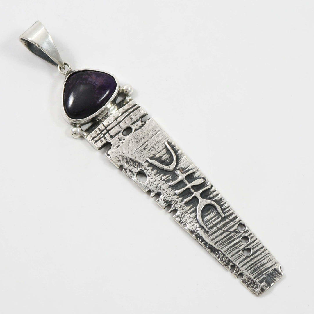 Sugilite Pendant by Noah Pfeffer - Garland's