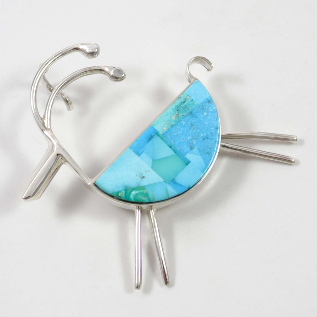 Turquoise Pin and Pendant