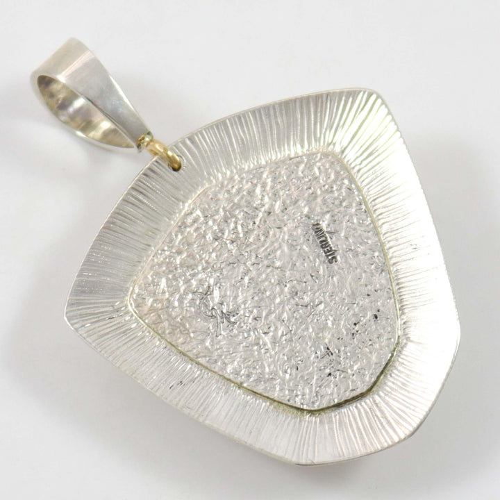 Ithaca Peak Turquoise Pendant by Duane Maktima - Garland's