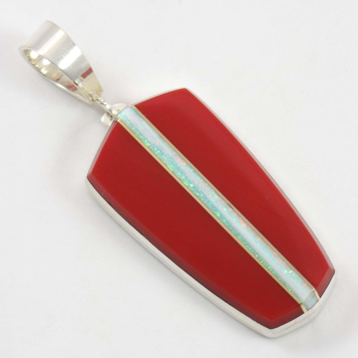 Rosarita and Opal Pendant by Duane Maktima - Garland's