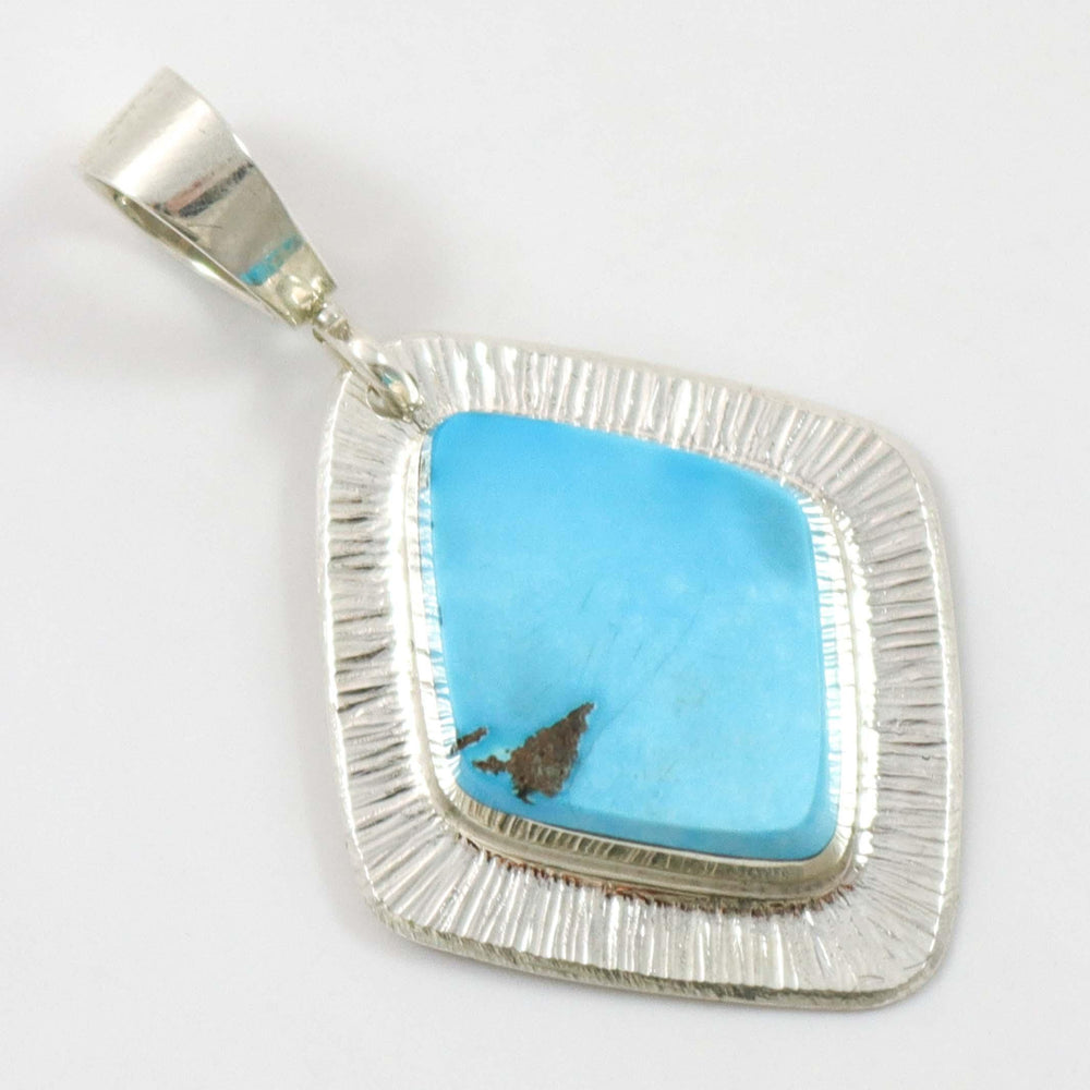 Ithaca Peak Turquoise Pendant by Duane Maktima - Garland's