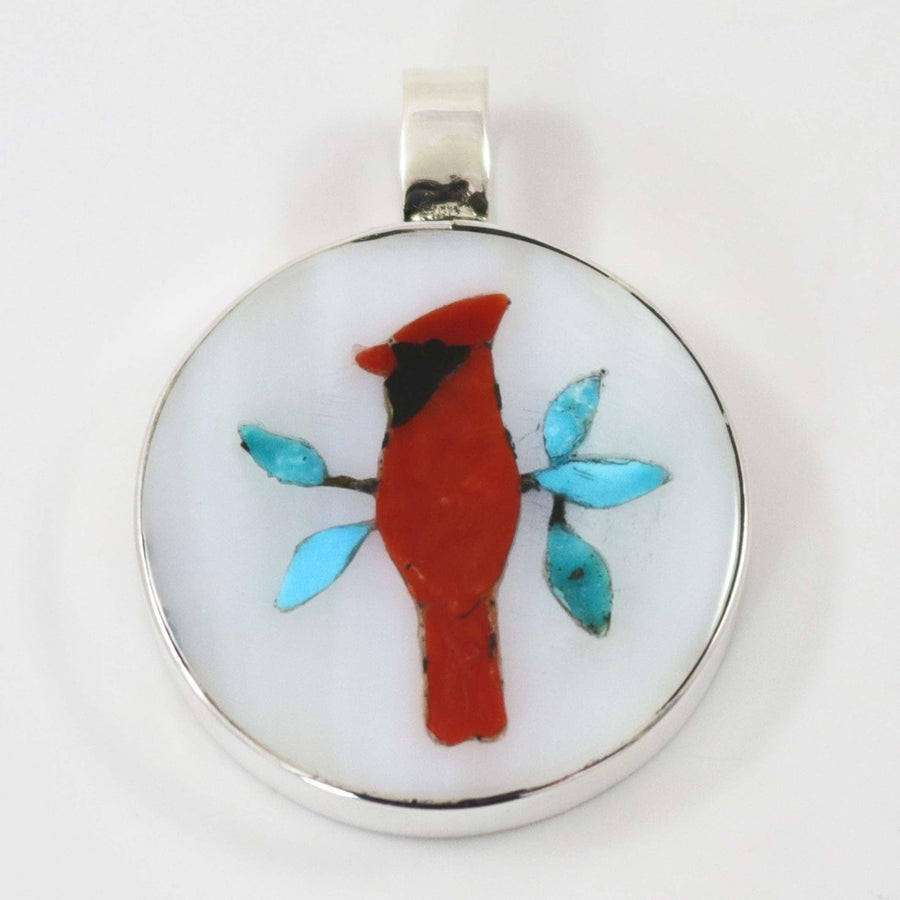 Cardinal Pendant by Rolanda Haloo - Garland's