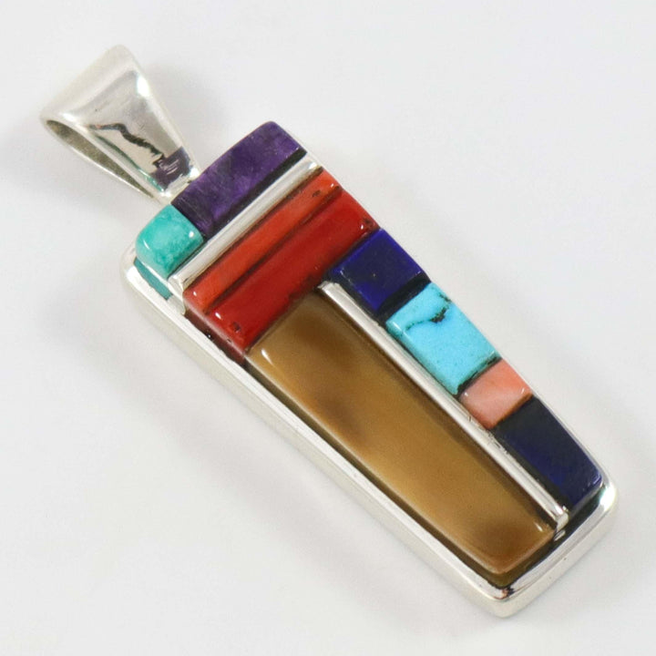 Multi-Stone Inlay Pendant