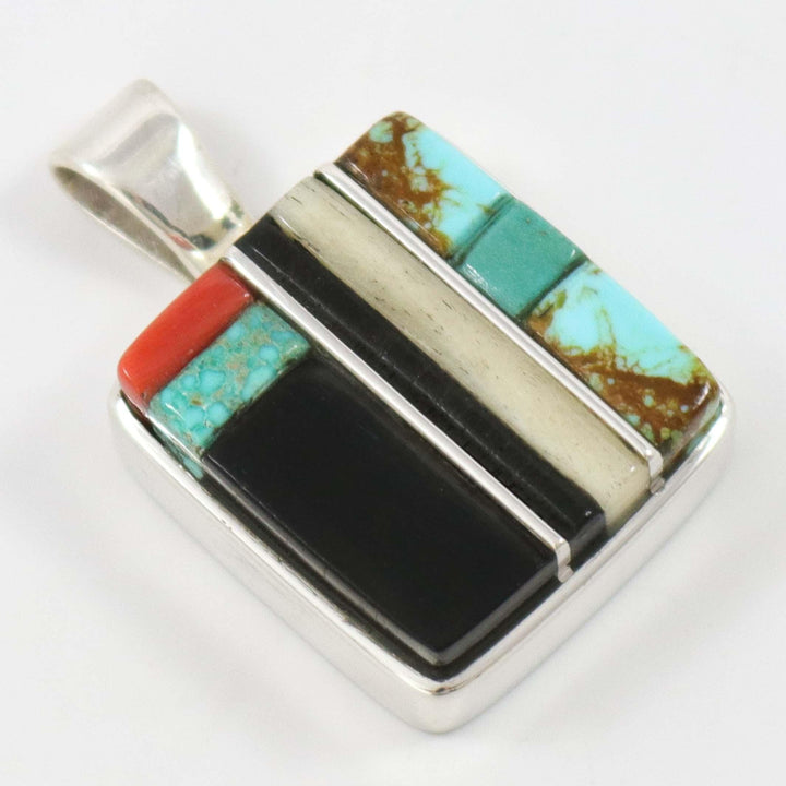 Multi-Stone Inlay Pendant