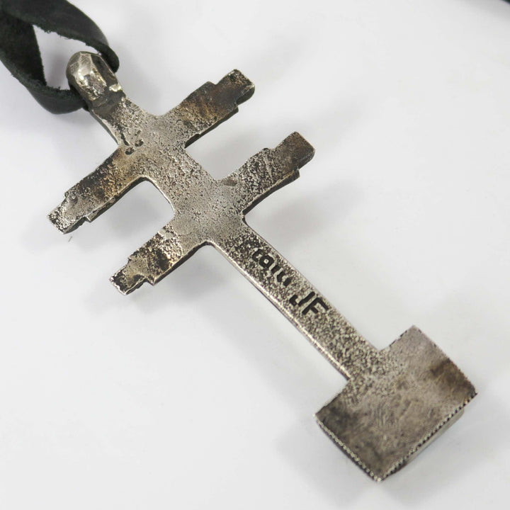 Turquoise Pueblo Cross Pendant