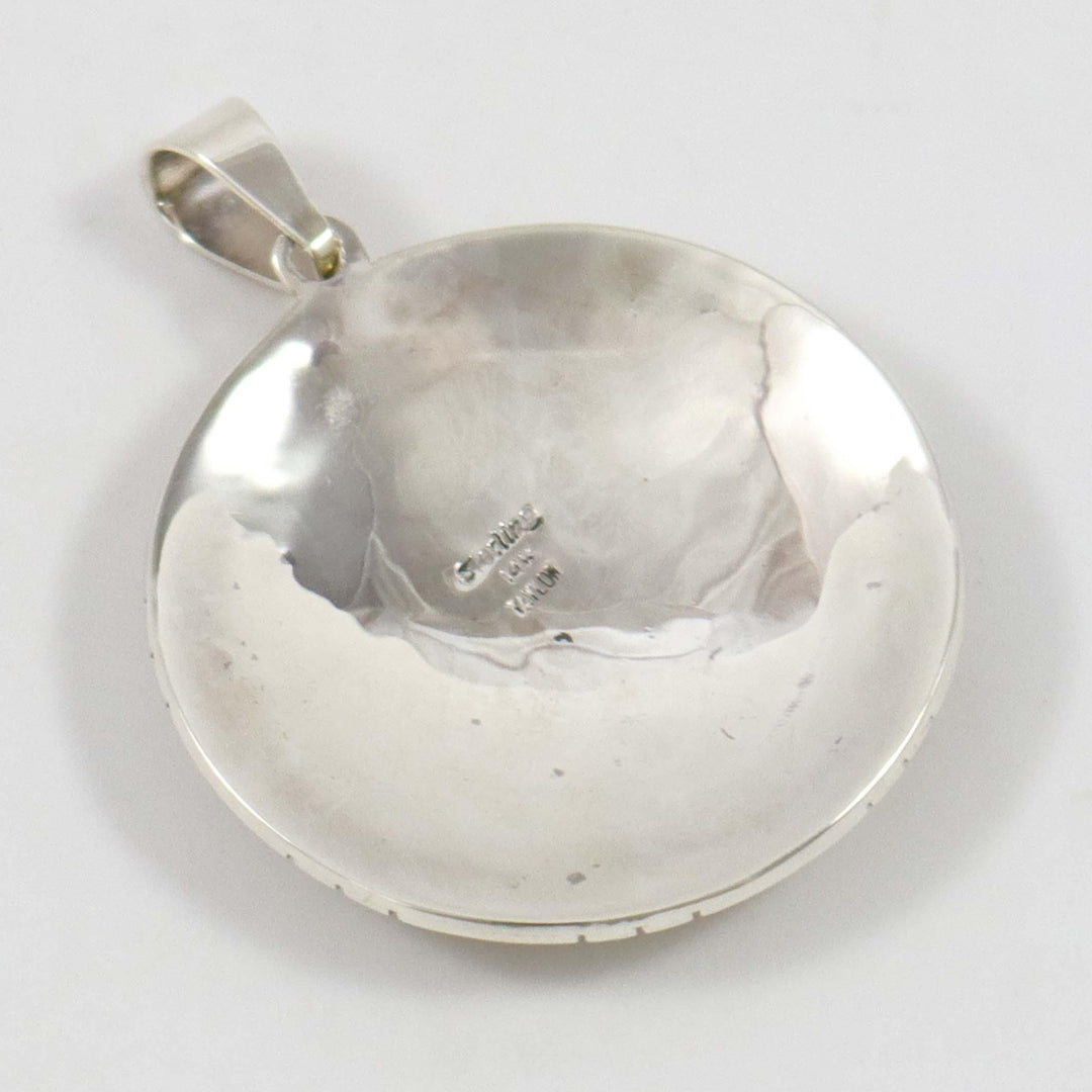 Gold on Silver Pendant