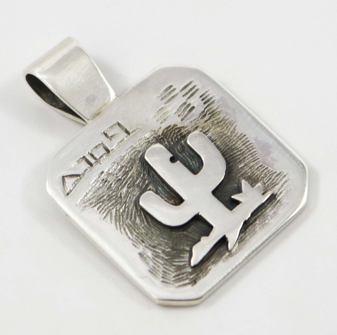 Reversible Desert Scene Pendant