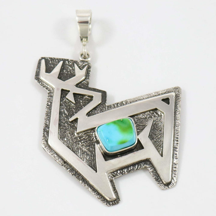 Turquoise Deer Pendant