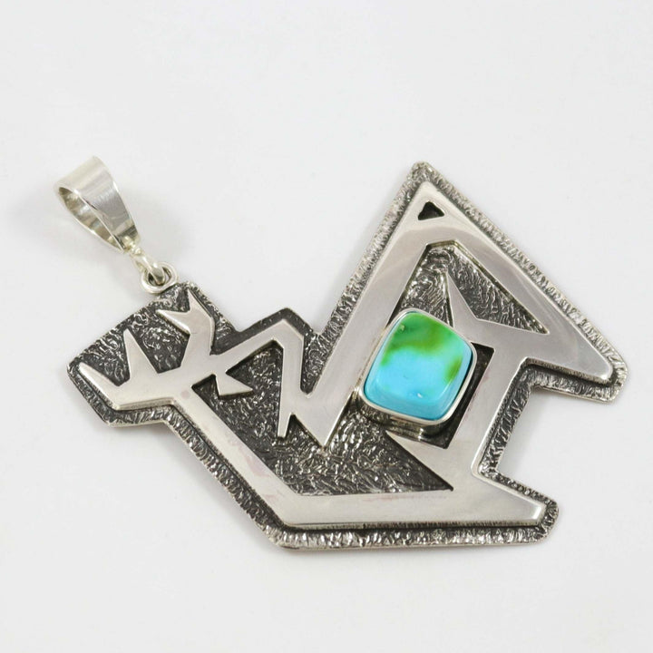 Turquoise Deer Pendant