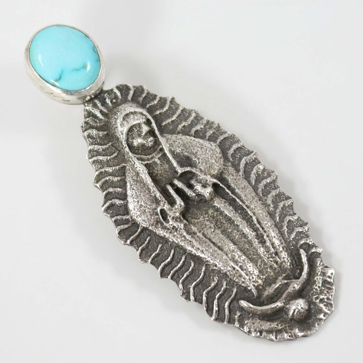 Lone Mountain Turquoise Pendant