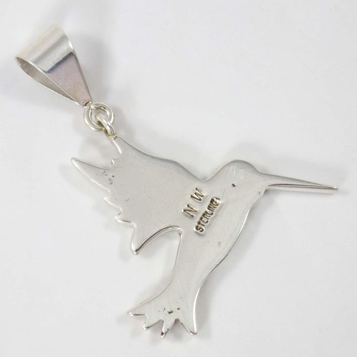 Silver Hummingbird Pendant