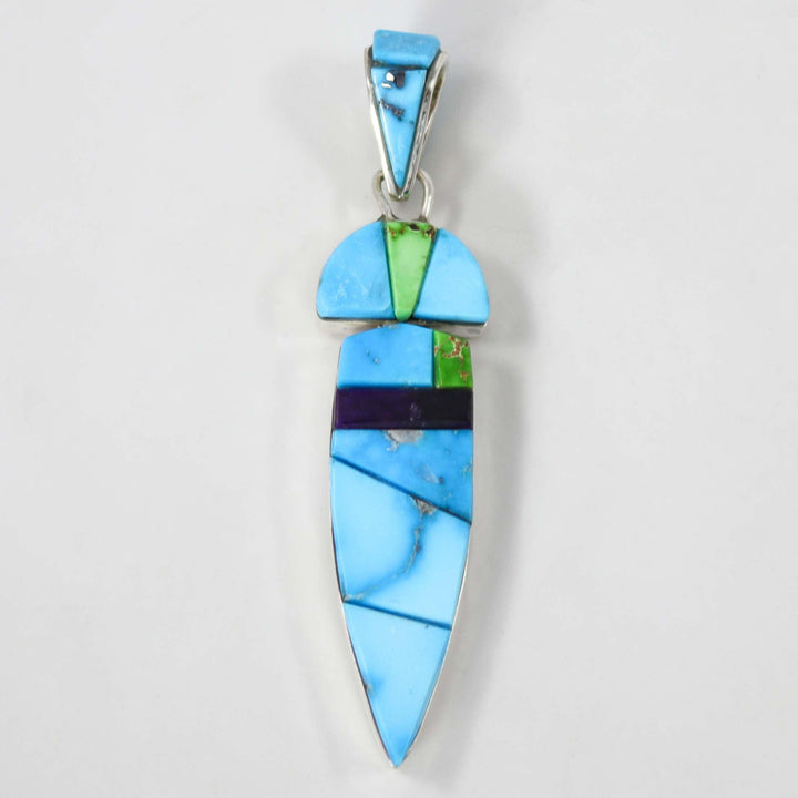 Turquoise and Sugilite Pendant