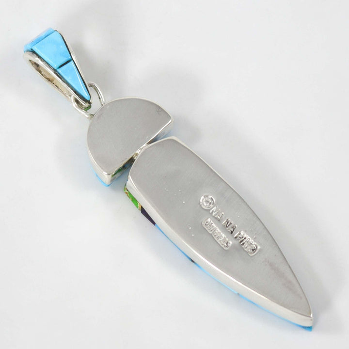 Turquoise and Sugilite Pendant