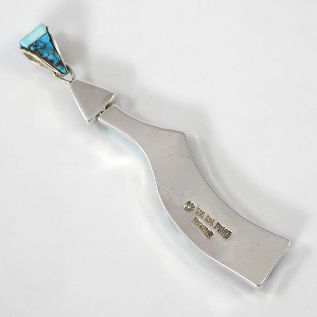 Persian Turquoise Lightning Pendant