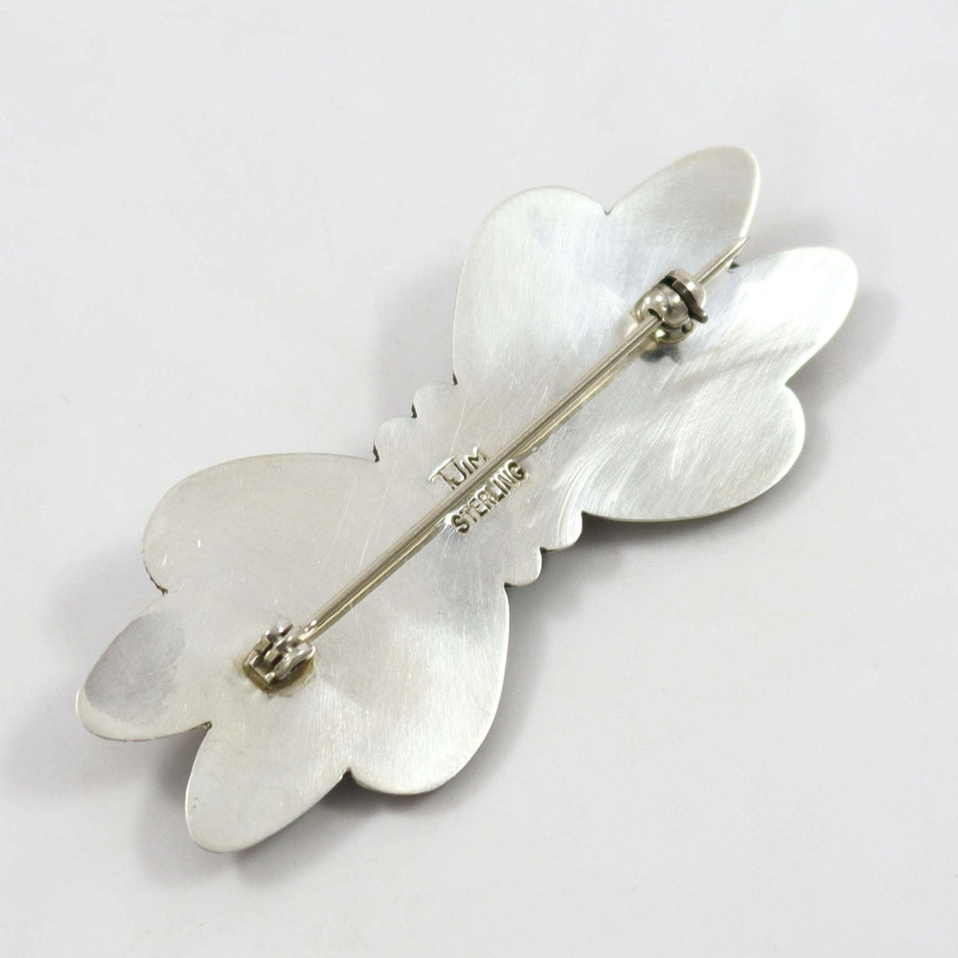 Silver Butterfly Pin