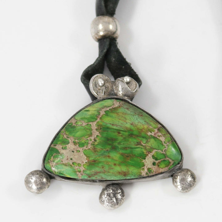 Gaspeite Bug Pendant