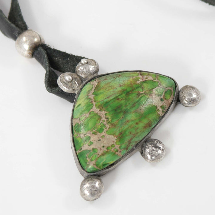 Gaspeite Bug Pendant