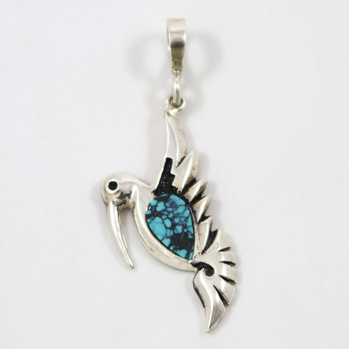 Turquoise Hummingbrd Pendant