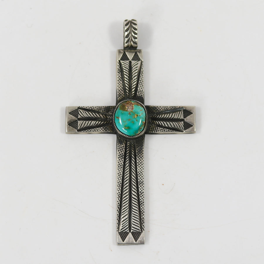 Royston Turquoise Cross Pendant – Garland