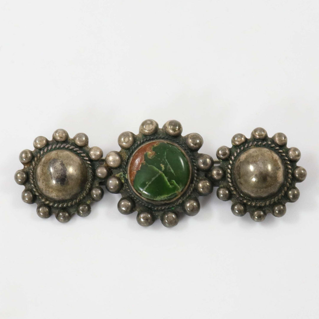 1930s Turquoise Pin