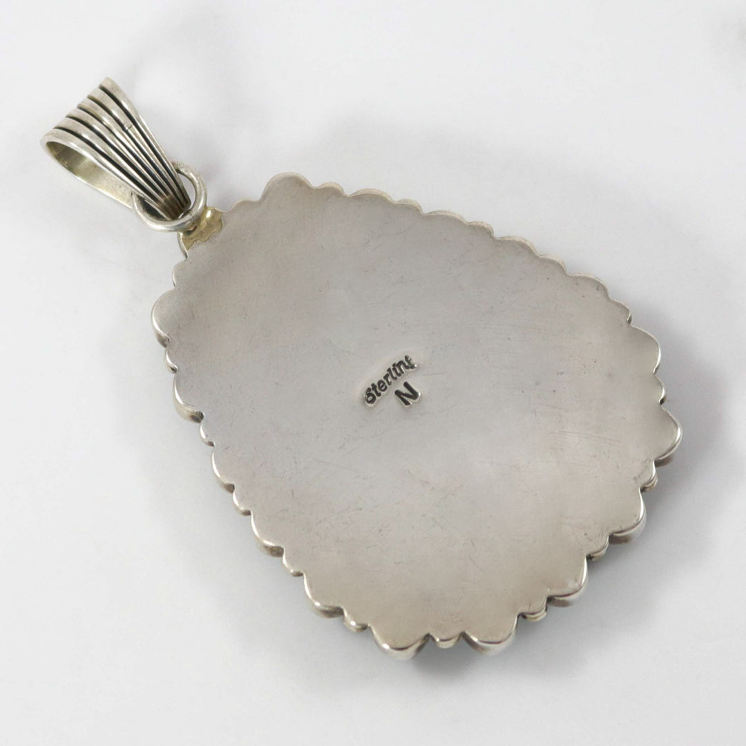 Broken Arrow Variscite Pendant