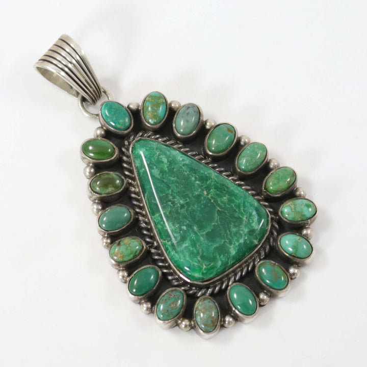 Broken Arrow Variscite Pendant