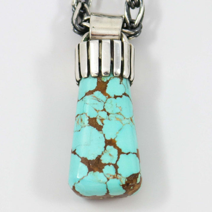 Number Eight Turquoise Pendant