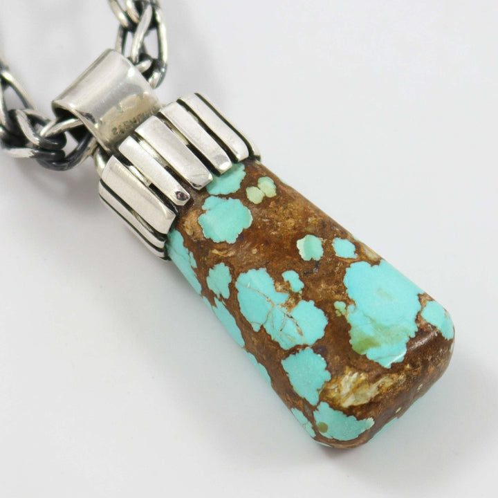 Number Eight Turquoise Pendant