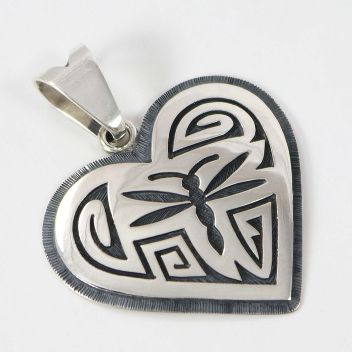 Dragonfly Heart Pendant