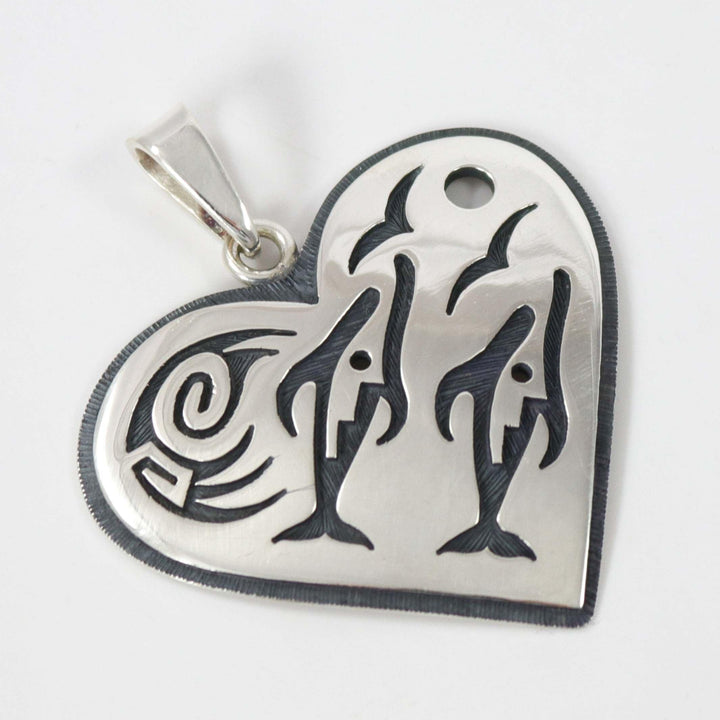 Dolphin Heart Pendant