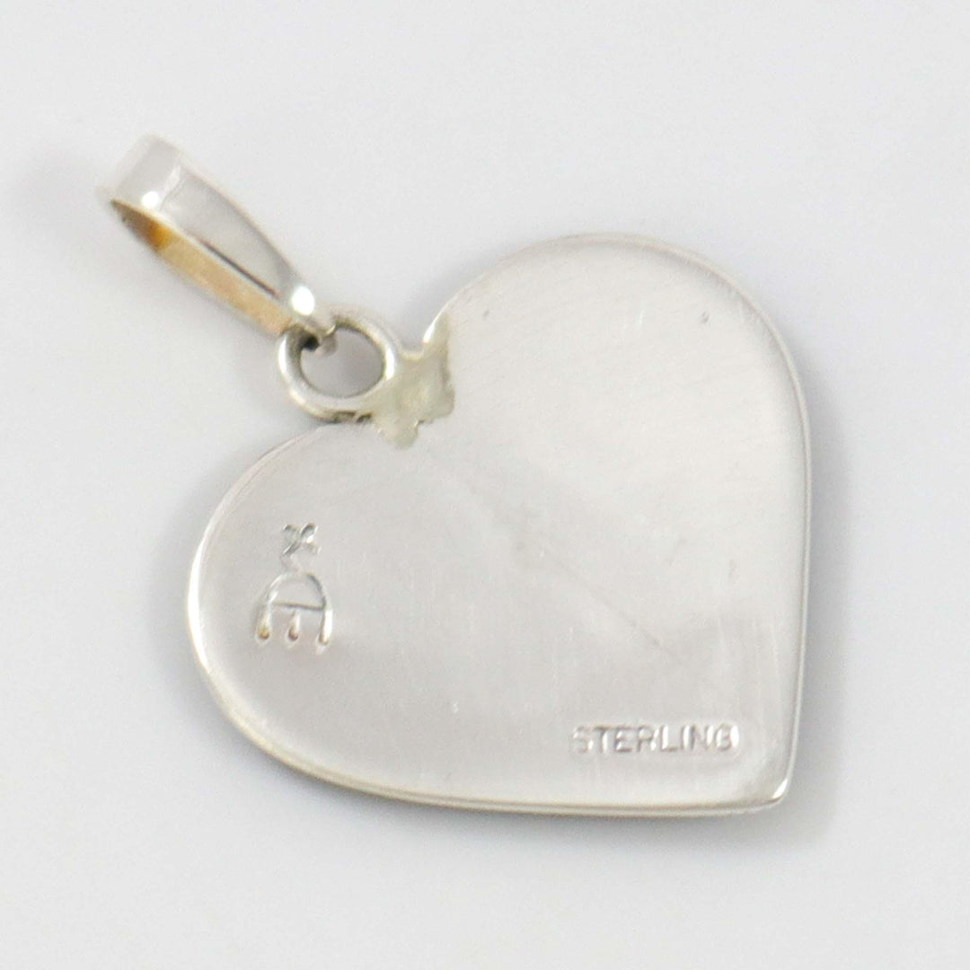 Badger Paw Heart Pendant