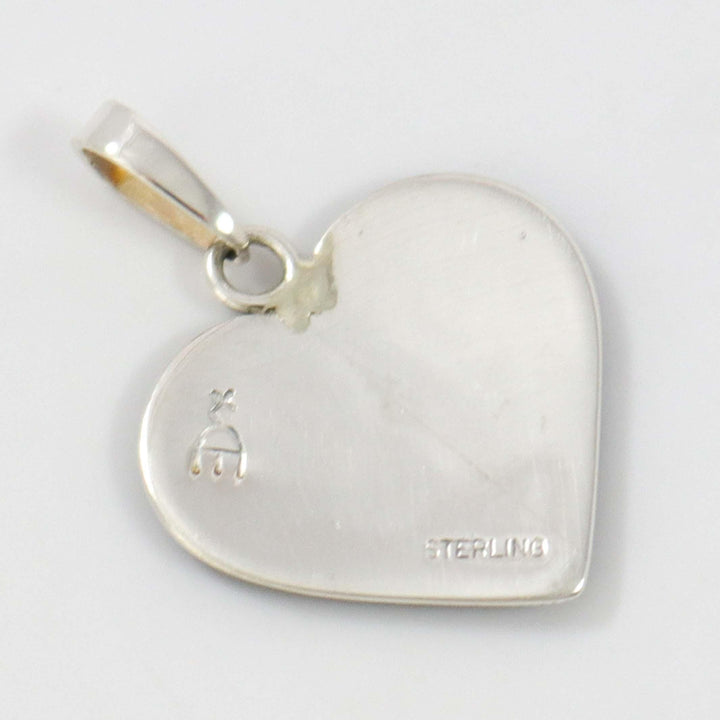 Badger Paw Heart Pendant